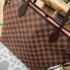 Louis Vuitton neverfull MM PINK